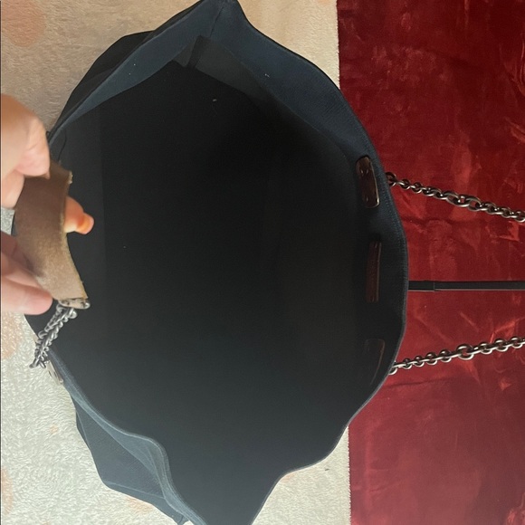 Bottega Veneta Black Tote with Brown Handles - Picture 2 of 11